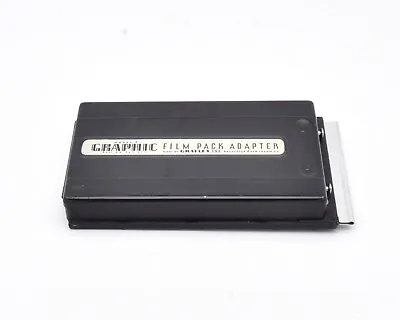 Graflex 2-1/4 X 3-1/4 Graphic Film Pack Adapter Dark Slide Cat Model 2 (#12173) • $17.95