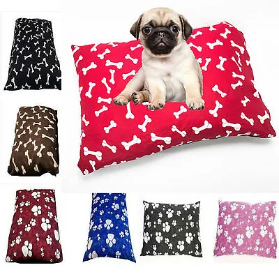 £7.99 • Buy LARGE & Extra Large Dog Bed -Pet Washable Zipped Mattress Cushion Luxury