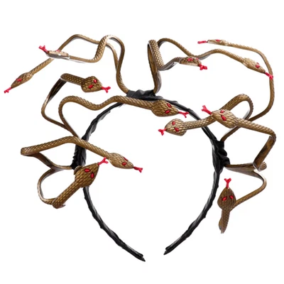 £9.78 • Buy Medusa Costume Headband Headdress Headpiece For Halloween Carnival Mardi Gras Ma