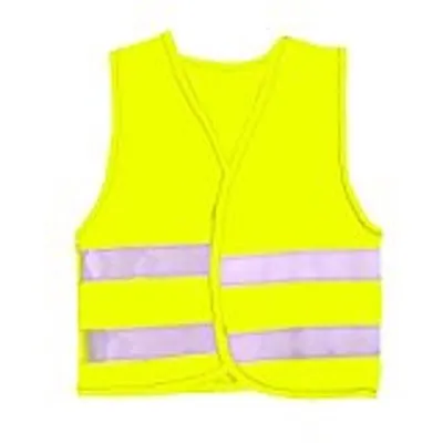 £3.95 • Buy High Visibility REFLECTIVE VEST Fluorescent Safety Waistcoat Hi-Viz Yellow Men 