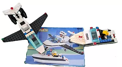 LEGO VINTAGE 6344 JET SPEED JUSTICE BOAT & PLANE With INSTRUCTIONS • $60
