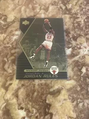 1998-99 Upper Deck Ovation Jordan Rules: #J14 Michael Jordan Die Cut Rare • $30