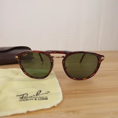 Bausch & Lomb Ray Ban Vintage Sunglasses W1366 Brown Tortoise Gold • £80