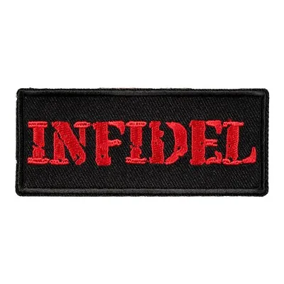 Infidel Red & Black Patch Military & Patriotic Patches • $4.99