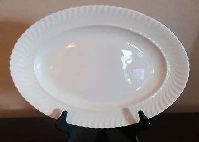 Kaiser Germany Nicole Swirl 16  Serving Platter All White Scalloped • $39.19