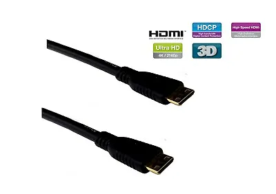 Mini-HDMI To Mini-HDMI(CM-to CM)High SpeedUltra HD 24pGold1/3ft/6ft/10ft/15ft • $9.50