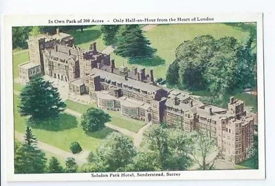 Postcard Seldon Park Hotel Sanderstead Purley Kenley Croydon  • £1.06