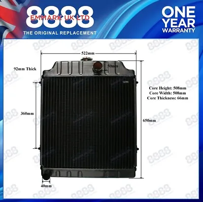 Radiator Fits Massey Ferguson MF 365 375 383 390 390T Tractor • £249.99