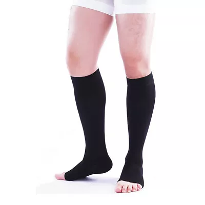 Compression Socks Knee High Support Stockings Men Women Medical Varicose Veins • $24.21