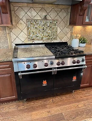 Vintage Wolf Range 48'' With Double Oven Griddle And Marble Cover • $2400