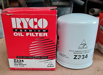 Ryco Oil Filter Part Z334 Suit Toyota Landcruiser  • $22