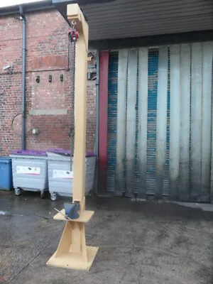Vice Stand.vice Stand On Free Standing Overhead Lifting Gantry. 500kg With Hoist • £545