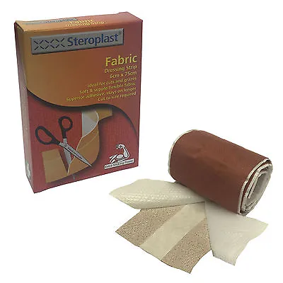 Steroplast Premium Fabric Medical Grade 6cm Roll Of Plasters Dressings Strip • £6.49