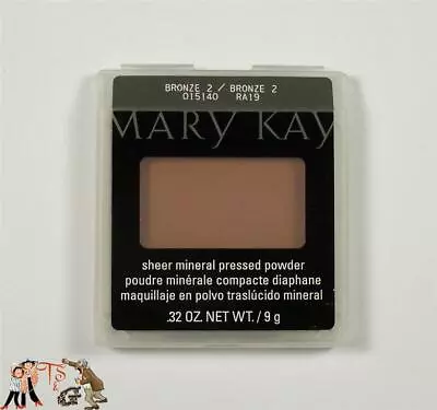 Mary Kay Sheer MINERAL Pressed Powder BRONZE 2 NIB Fast Ship • $16.95
