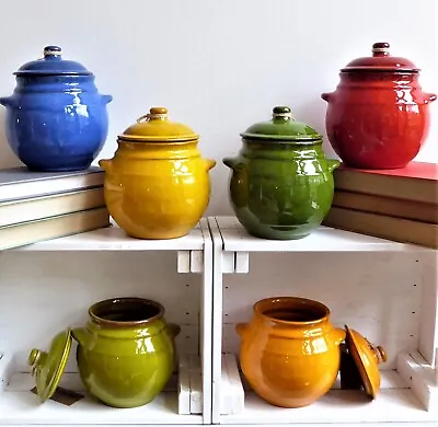 £13.99 • Buy Storage Jar / Pot Container W/ Lid ~ Spanish Ceramic ~ Selena Verano ~ 15cm