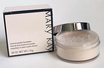 New In Box Mary Kay Mineral Powder Foundation Ivory 0.5 ~ Full Size ~ Fast Ship • $34.95