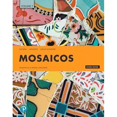 MyLab W/ Pearson EText Access Code 5 Months Mosaicos Spanish As A World Langua • $79.99