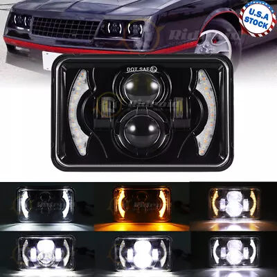 1x 120W 4x6  Inch Hi Lo DRL Led Headlight For Jeep Chevrolet GMC Ford Kenworth • $29.99