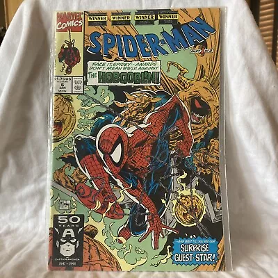 Spider-Man Number Six January 1990 Marvel Comics • $0.99