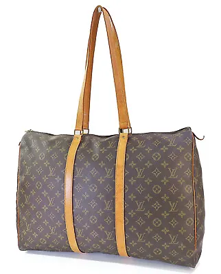 Authentic LOUIS VUITTON Sac Flanerie 50 Monogram Travel Shoulder Tote Bag #54967 • $171.50