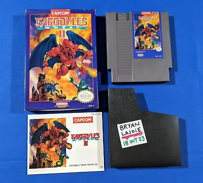 Gargoyle's Quest II: The Demon Darkness Nintendo NES Complete CIB • $323.80