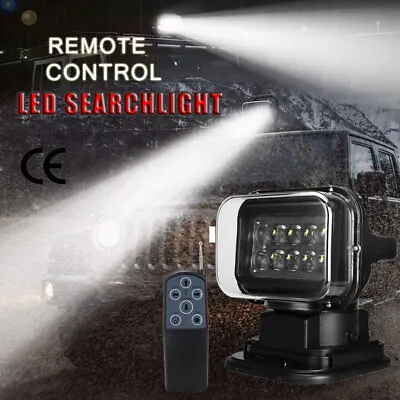 360° Portable Remote Control LED Searchlight Magnetic Marine Boat Truck Offroad • $131.59