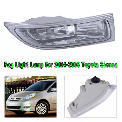 RH Front Fog Driving Lamp Light Clear Lens For 2004~2005 Toyota Sienna W/Bulbs 、 • $37.99