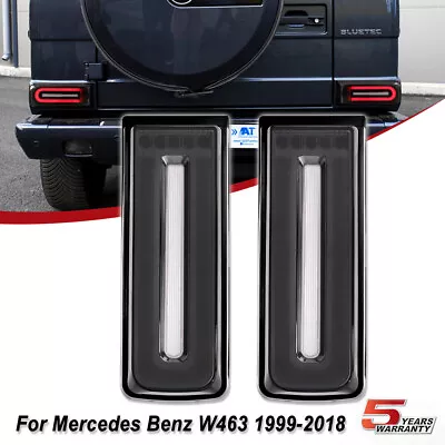 Black W464 Style LED Tail Lights For 1999-2018 Mercedes W463 G500 G550 G63 AMG • $168.95