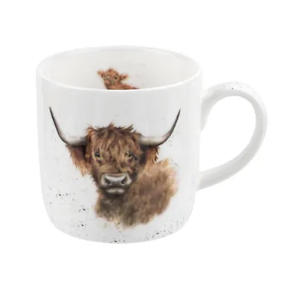 £13.50 • Buy Wrendale Highland Coo Mug Animal Cow Cup Tableware Gift