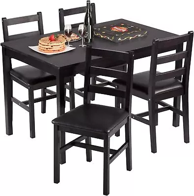 Kitchen Table And Dining Room Table Set Wood Elegant Kitchen Sets For 2 Or 4 • $137.99