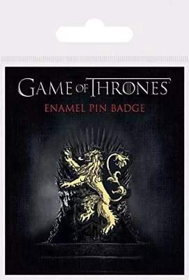 Game Of Thrones Enamel Pin Badge (Lannister Design) 3cm X 2.5cm - Official Merch • £5.95