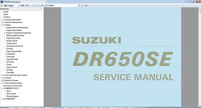 $12 • Buy Suzuki DR650SE 1996 - 2019 Full Factory Service Manual