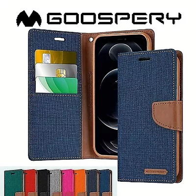 For IPhone 15 Pro Max 14 13 12 11 XS XR Flip Plus Wallet Flip Denim Case Cover • $11.99