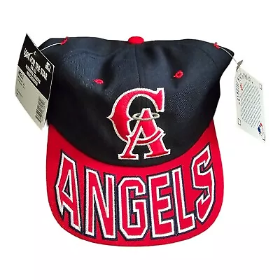 VINTAGE California Angels STRIKE STARTER SNAP BACK NEW WITH TAG • $85