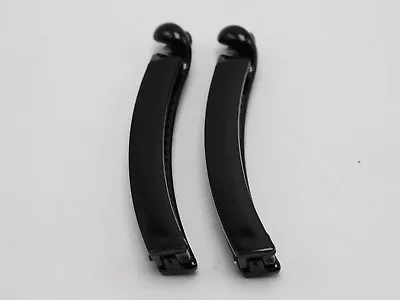 12 Black Plastic Banana Clips Hair Claw Comb Ponytail Holder 80mm For DIY Craft • £4.31