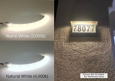 £14.71 • Buy Universal LED Light Kit For Lighted Address Plaques House Numbers | 10-30V AC
