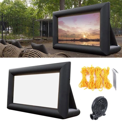 $161.50 • Buy 3m×5m Inflatable Projector Screen Outdoor Movie Screen With Washable Air Blower