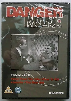 Danger Man Collection : DVD Patrick McGoohan DeAgostini -Episodes 1-4 NEW - R2 • £2.99