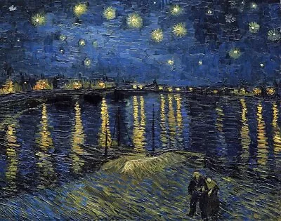 Starlight Over The Rhone By Vincent Van Gogh - Art Print/Poster 11x14 Inches • $10.49