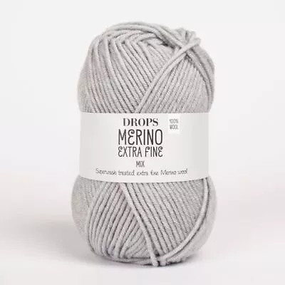 £3.35 • Buy DROPS Merino Extra Fine DK Double Knit Crochet Yarn Superwash Wool 50g All Shade