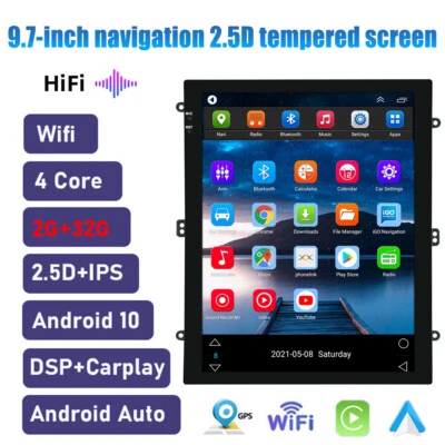 $106.66 • Buy Carplay 9.7  Android 10 Quad-core Car Stereo Radio GPS Navi WIFI Bluetooth 2+32G