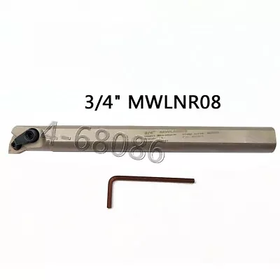 3/4  MWLNR08 Inch Inner Bore Internal Lathe Turning Tool Boring Bar For WNMG0804 • $23