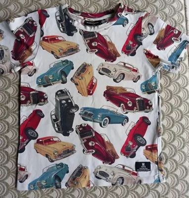 Rock Your Kid Ryk Ryb T-shirt Vintage Cars Size 5 • $15