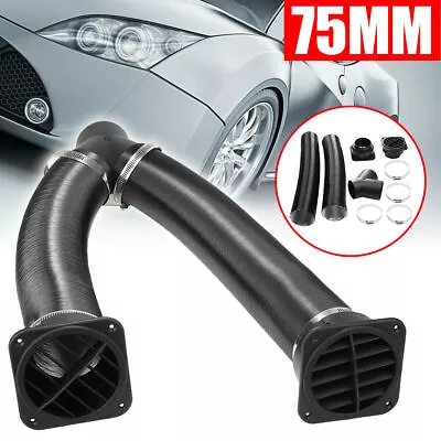 75mm Pipe Ducting Y Piece + Warm Air Outlet Vent Hose Clip For Diesel Heater New • $20.99