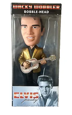 NEW Rare Elvis Presley Bobblehead Vintage Wacky Wobbler Funko Gold Jacket Chase • $99