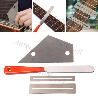 $8.58 • Buy Guitar Fret Crowning Luthier File Leveling Rocker Grinding Tool Kits Repair Tool