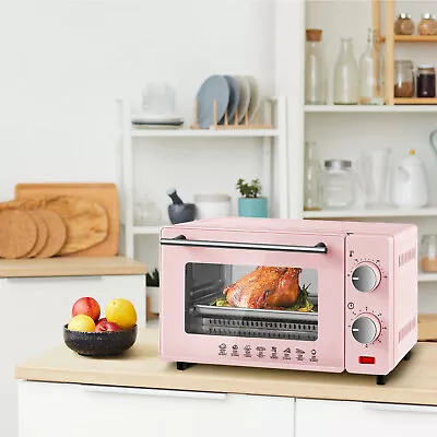 Mini Oven 10L Tabletop Compact Portable Baking Cooker Oven Adjustable Temp Timer • £50.99