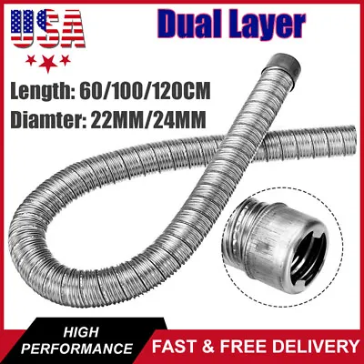 2 Layer 22/24mm Exhaust Pipe Flexible Tube For Webasto Eberspacher Diesel Heater • $13.59