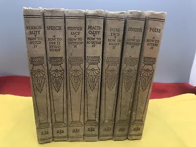 Rare VTG 1915  Books  Mental Efficiency  Series Of 7 - Original Self Help #23-17 • $60
