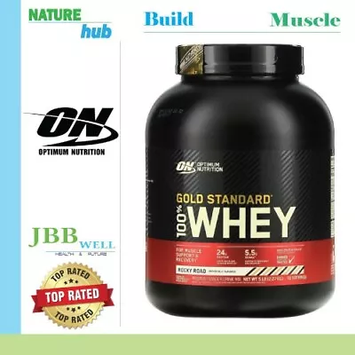 Optimum Nutrition Gold Standard 100% Whey Rocky Road 5 Lb (2.27kg) Exp. 03/25 • $104.99
